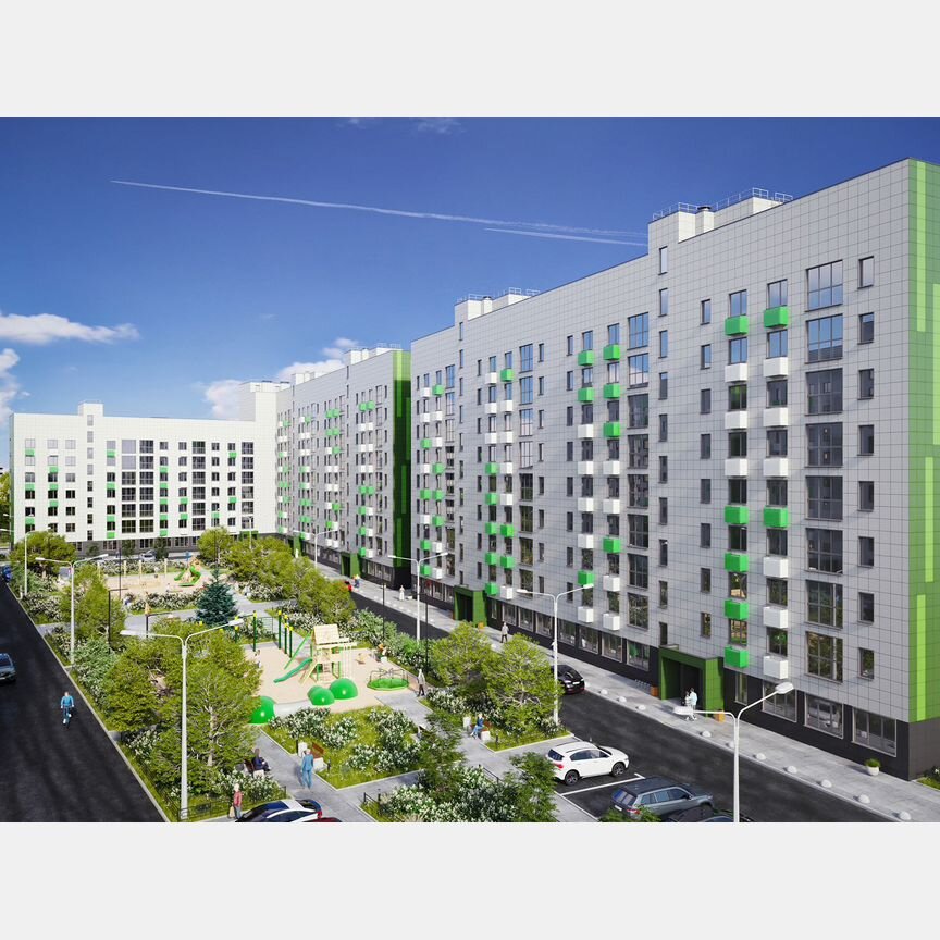 1-к. квартира, 43 м², 8/9 эт.