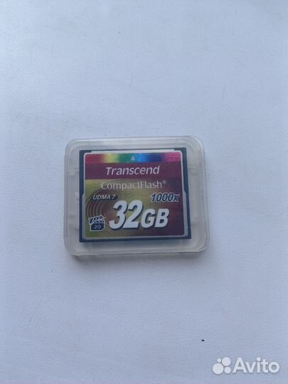 Карта памяти Transcend CompactFlash 32GB 1000x