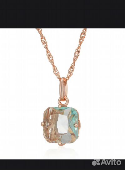 Цепочка с кулоном золото