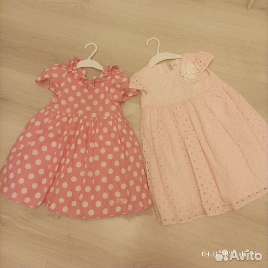 Пакет брендовых вещей на девочку 86-92-98