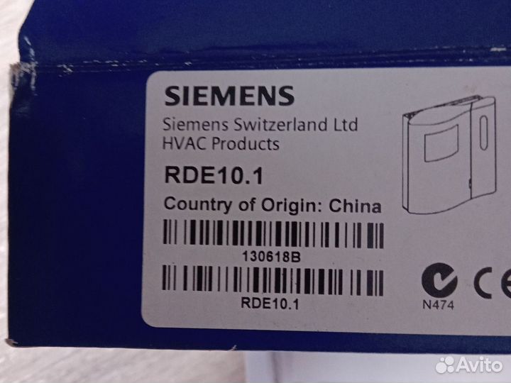 Термоконтроллер Siemens rde10.1