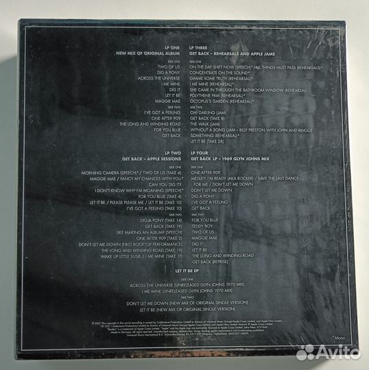 Бокс-сет The Beatles - Let It Be (Super Deluxe 5LP