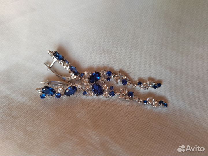 Серьги серебро 925
