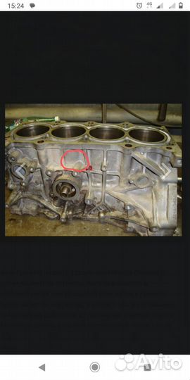 Блок цилиндров на Suzuki grand vitara