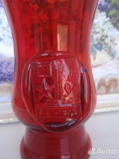 Ваза с ручкой СССР Город герой Керчь