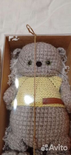 Вязаный кот