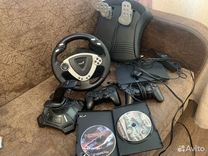 Sony playstation 2 slim. Огромный комплект