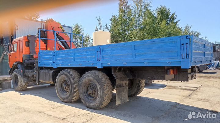 Бортовой грузовик КАМАЗ 43118 с КМУ Palfinger, 2013