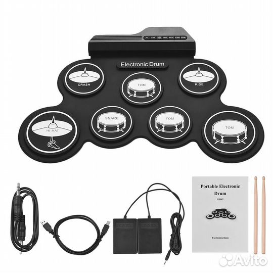 Барабанная установка силиконовая