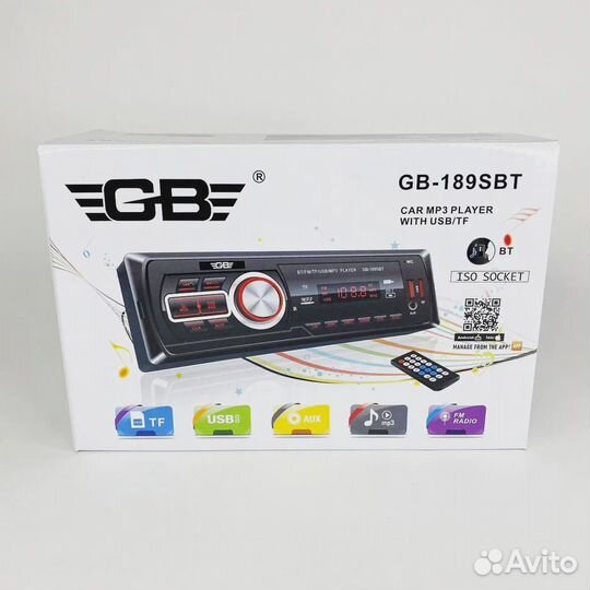 Магнитола Pioneer 1 din 189/190 4RCA