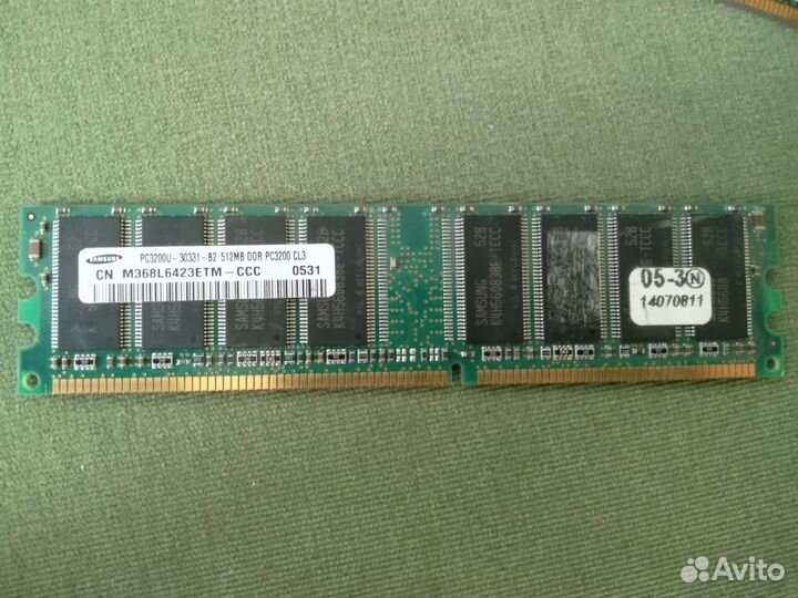 Оперативная память на 512 мб