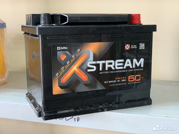 Аккумулятор автомобильный новый