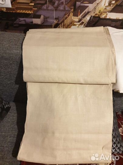 Лён ткань новая