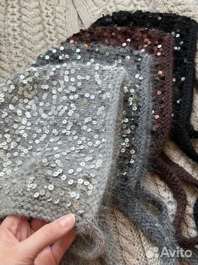 Чепчик с пайетками