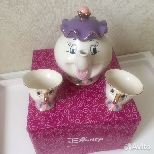 Сервиз Красавица и Чудовище (с 2 чашками)