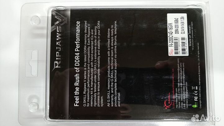 DDR4 G.skill 3200 MHz 8GBx2 16GBx2 новые +сц B-Die