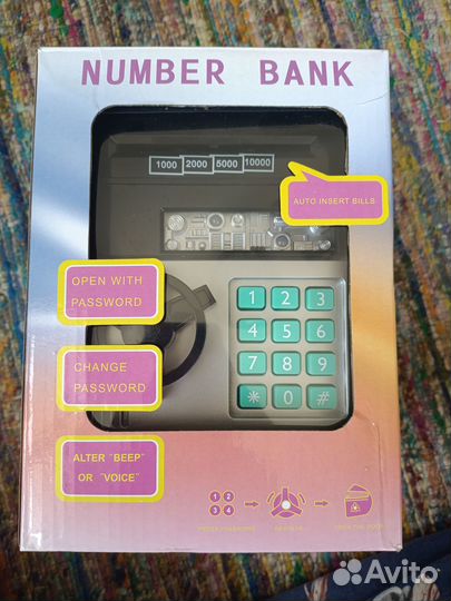 Игрушка копилка сейф детская игрушечный