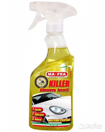 Тотальное удаление следов насекомых с кузова