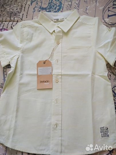 Рубашка DeFacto новая (98-104)
