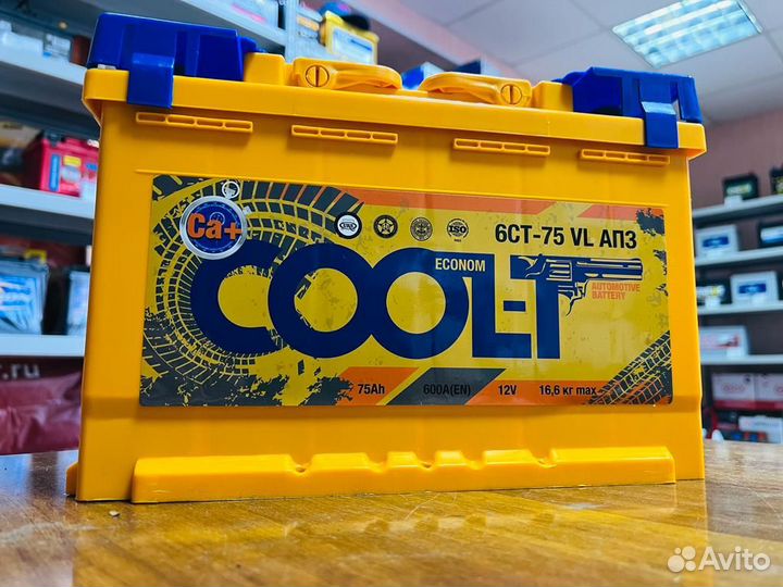 Аккумулятор 75 Ач на Ладу Ларгус