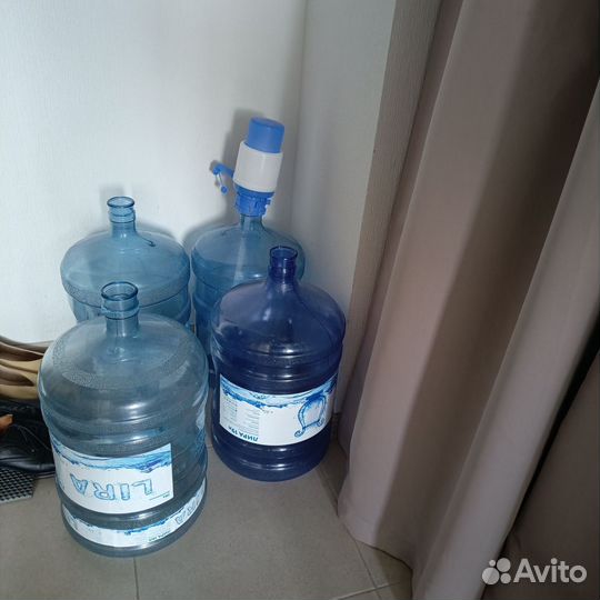 Помпа для воды с бутылкой