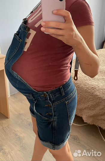 Комбинезон джинсовый