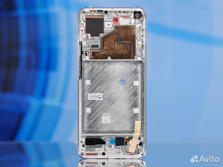 Дисплей для Xiaomi Mi 11 Silver на рамке (OR New)