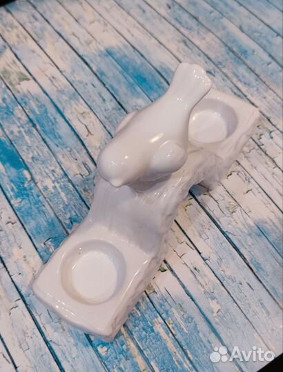 Подсвечник керамический Птица счастья