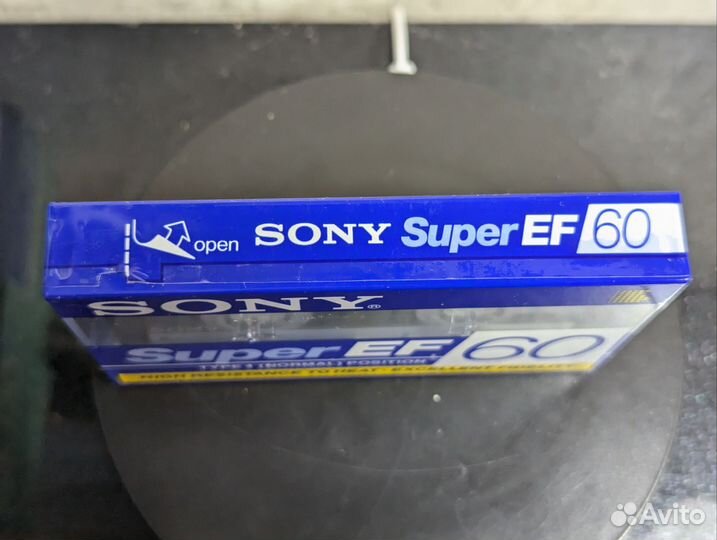 Аудиокассета Sony Super EF 60 (1992)