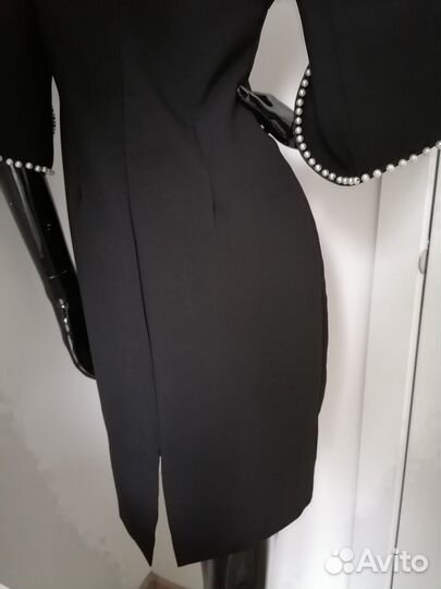 Chanel жемчуг платье футляр коктейльное новое