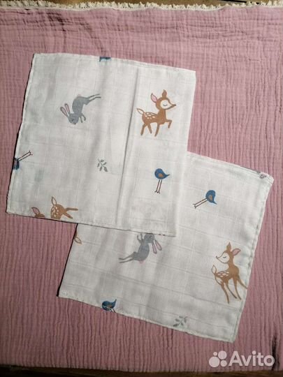 Полотенце, слюнявчики, муслин