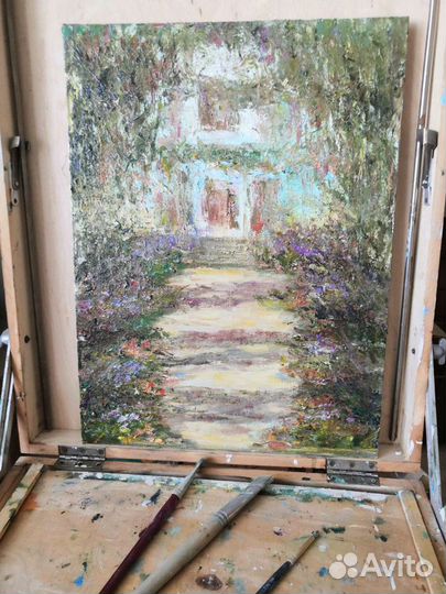 Картина маслом пейзаж, картина под заказ, подарок