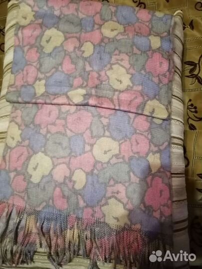 Шарфики, платки крепдешин, шерсть, хлопок