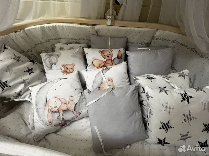 Бортики в детскую кроватку