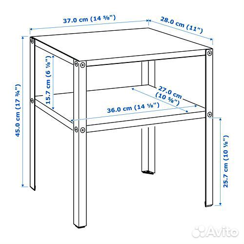 Икеа knarrevik Тумба, 37x28 см, бежево-зеленая