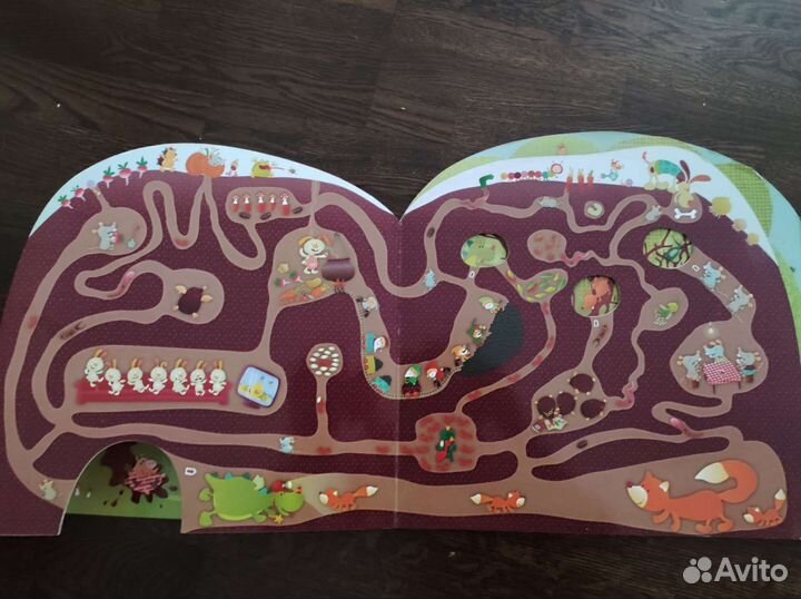 Книга-игра лабиринт ходилки большого формата
