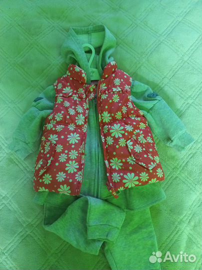 Пакет вещей для девочки 80 86