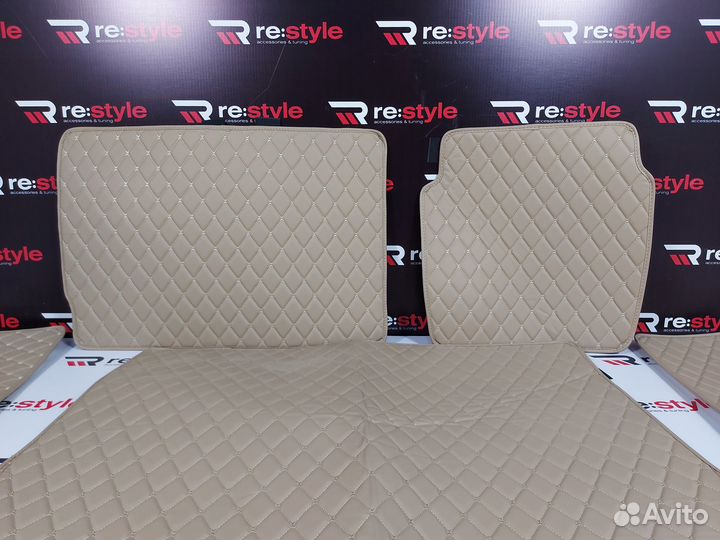 Ковры багажника 3D Toyota Land Cruiser 200 5м Беже