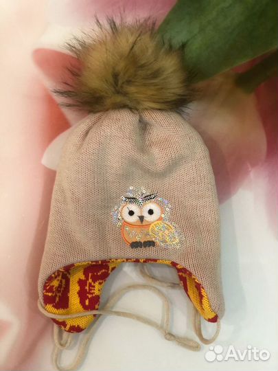 Шапка зимняя на девочку