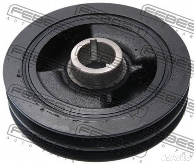 Febest TDS002 Шкив коленвала 2L/2LTE/3L/5L/5LE