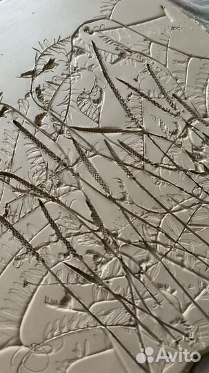 Глина серая для ботанического барельефа 5 кг