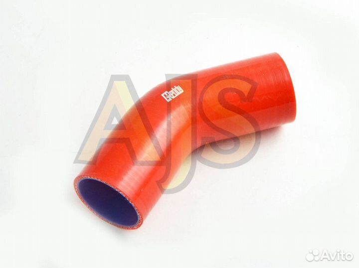 Патрубок 45гр 51-57 черный