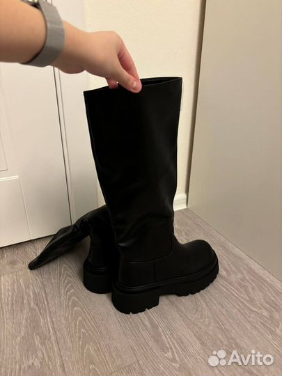 Новые сапоги трубы широкие 39 40 old money