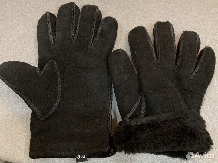 Перчатки зимнии замш