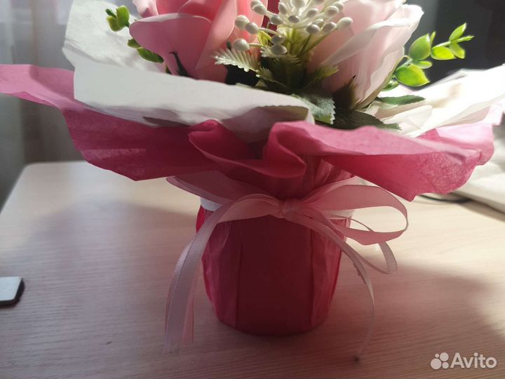 Букет из пенных роз