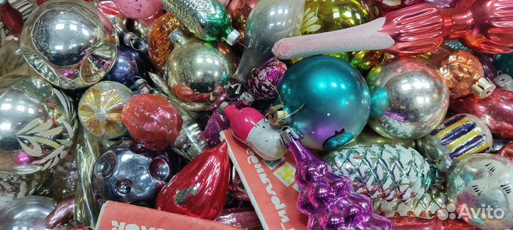 Елочные игрушки новогодние из СССР
