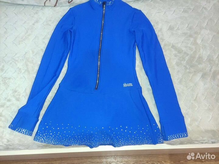 Платье для фигурного катания 152 и повязка