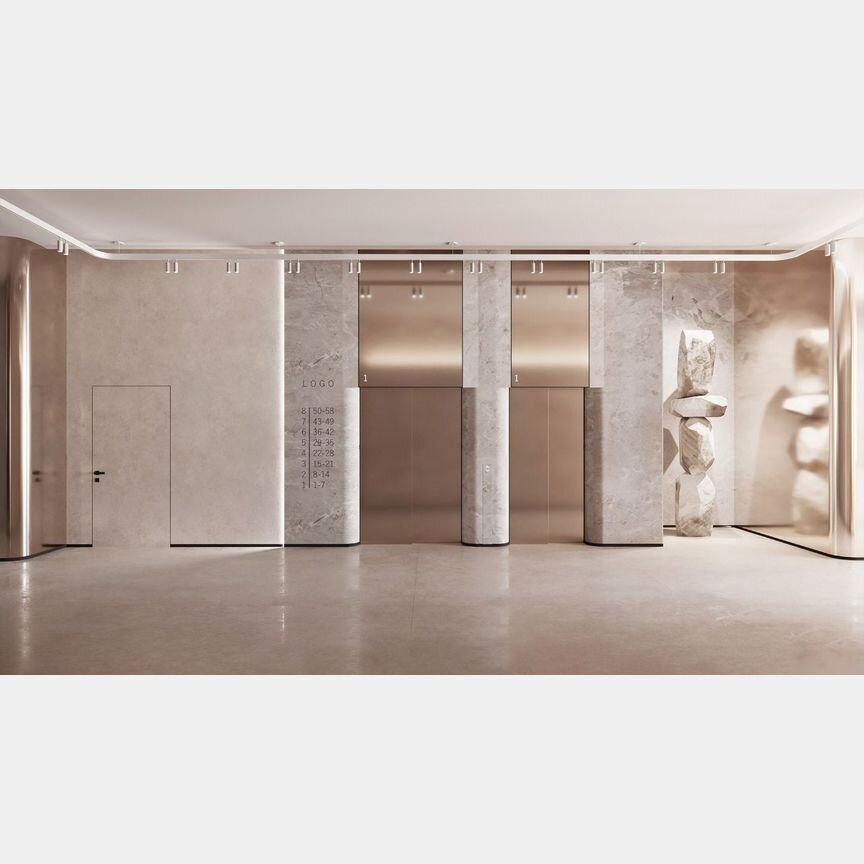 1-к. квартира, 45,4 м², 2/9 эт.