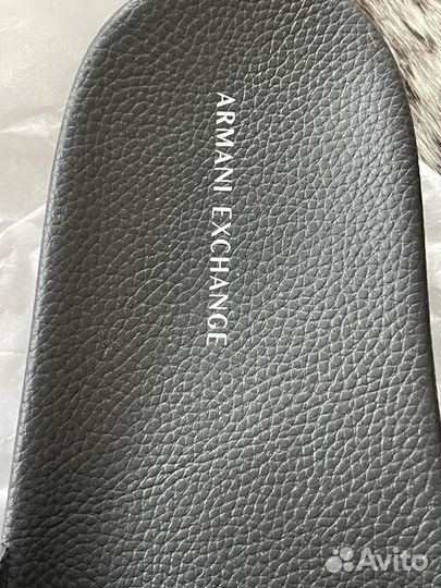 Шлепки Armani Exchange оригинал новые США