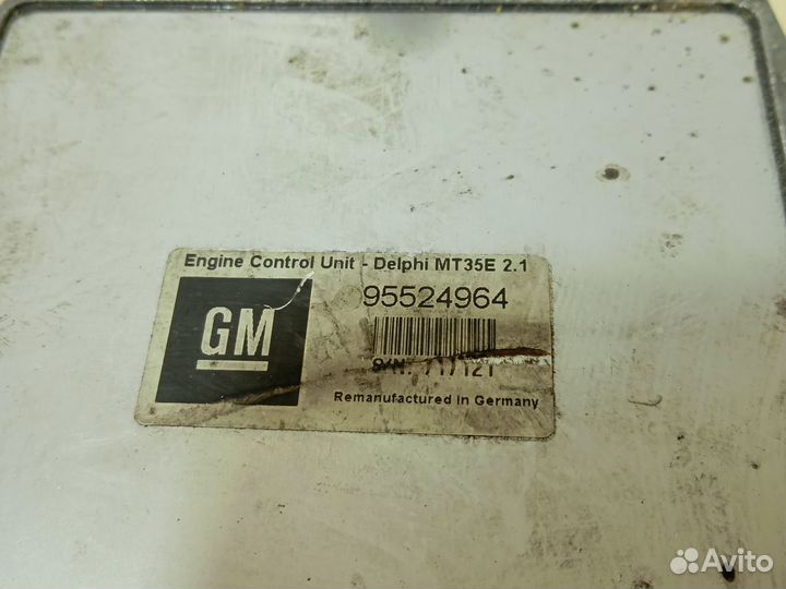 Блок управления двигателем Opel Meriva A